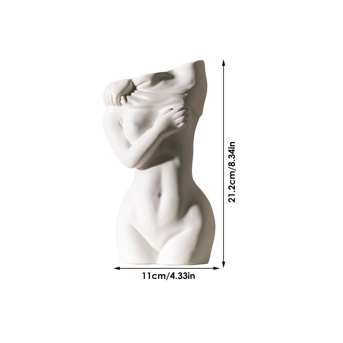 Elegant Human Ceramic Art Vases - Elevè Decor