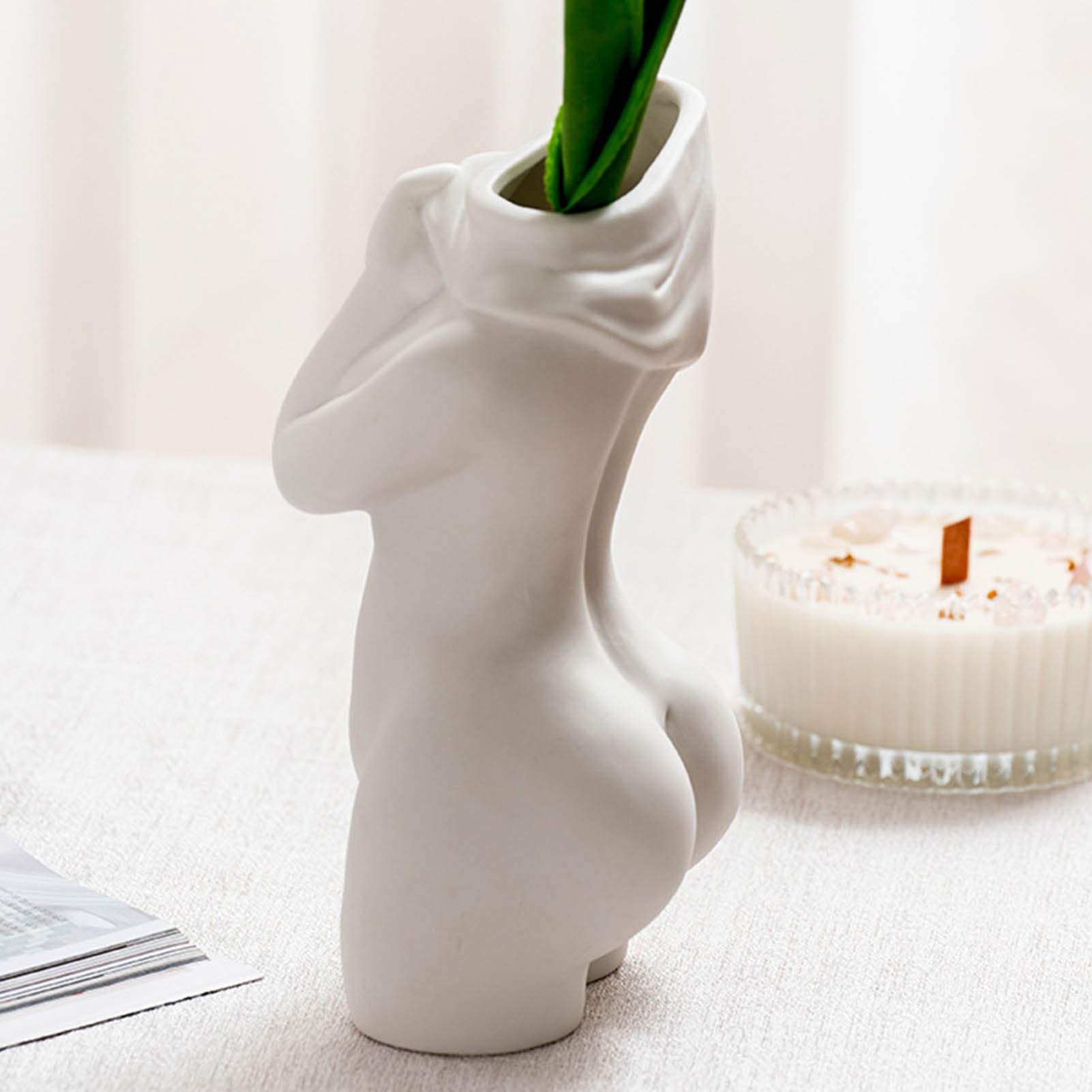 Elegant Human Ceramic Art Vases - Elevè Decor