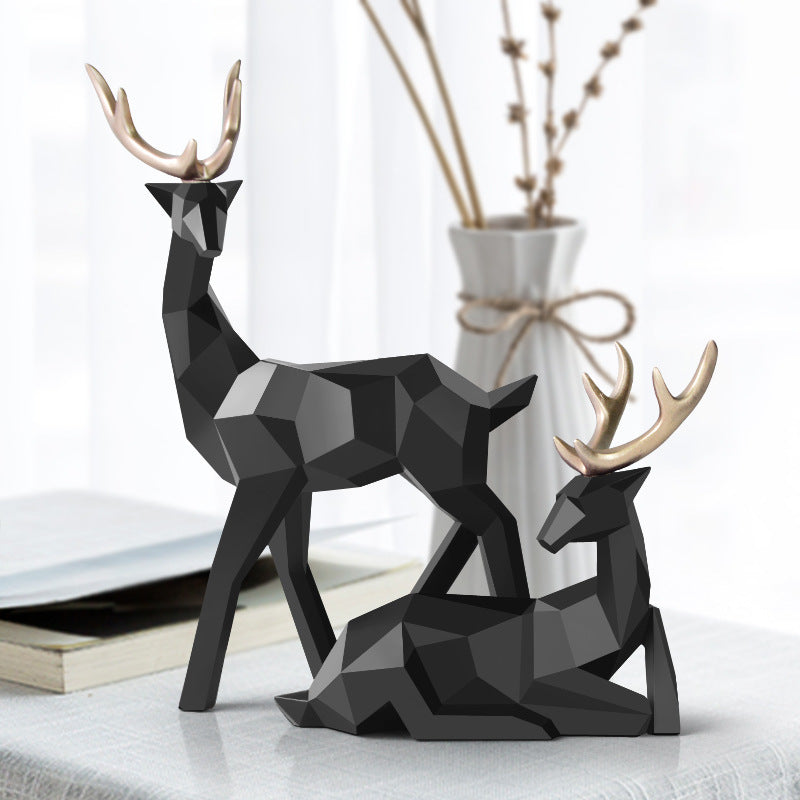 Deer Figurines - Stylish Table Ornament - Elevè Decor