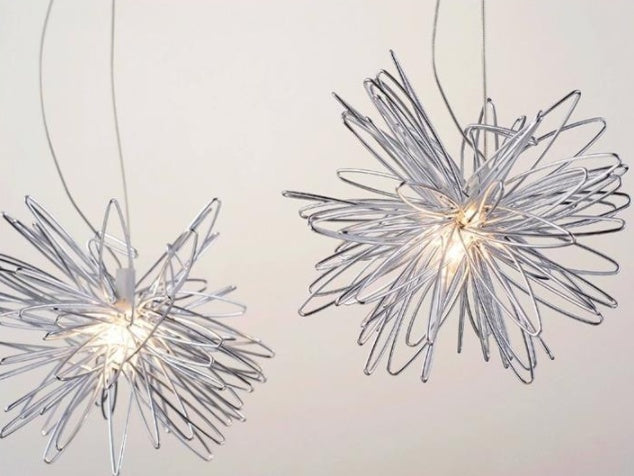 Aluminum Star & Moon Chandelier - Warm Lighting - Elevè Decor