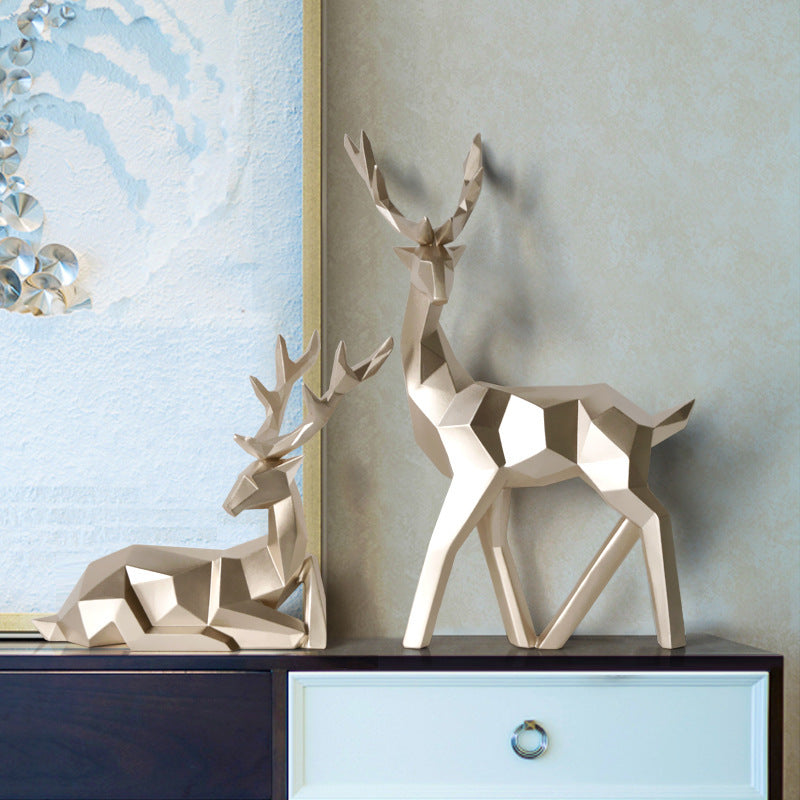 Deer Figurines - Stylish Table Ornament - Elevè Decor