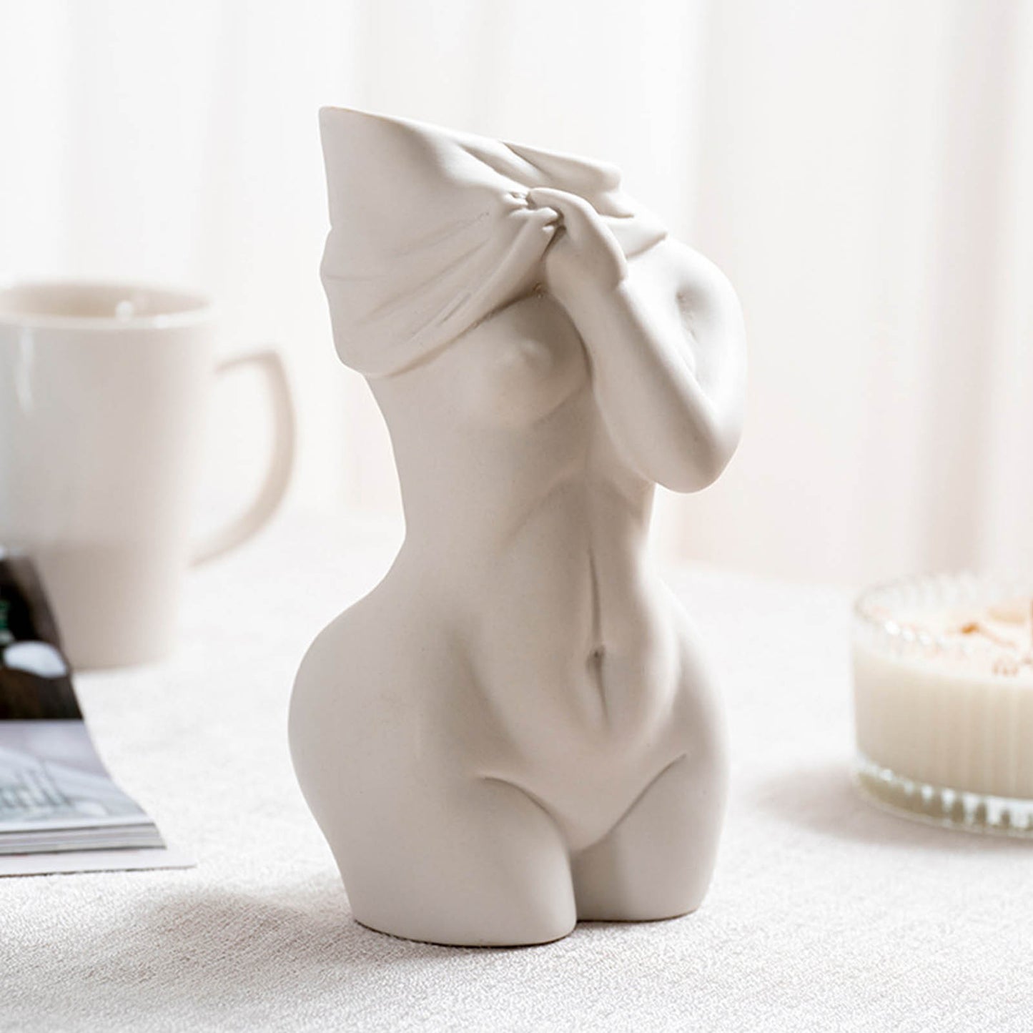 Elegant Human Ceramic Art Vases - Elevè Decor