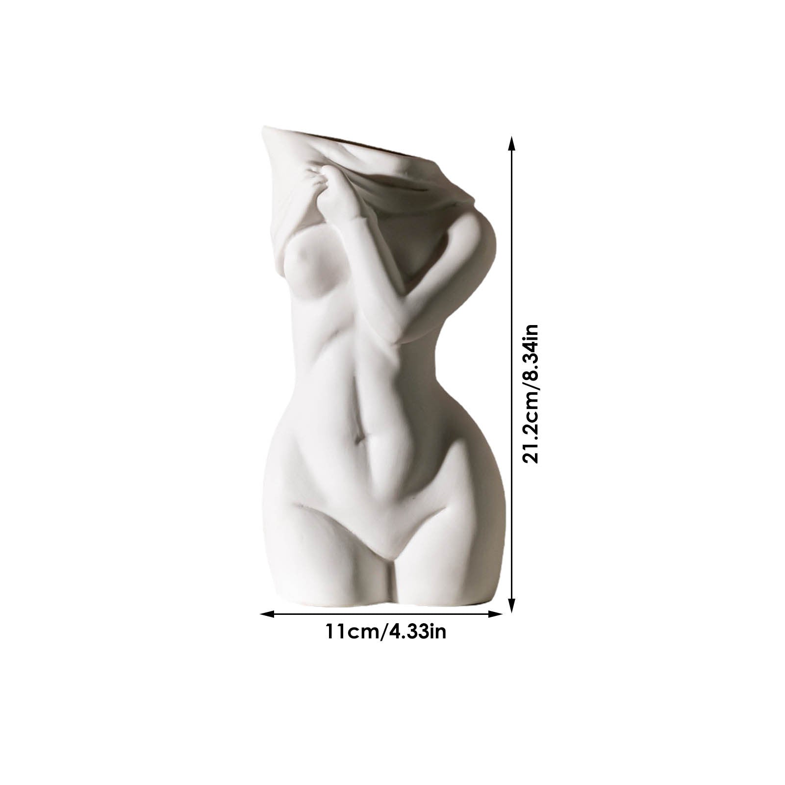 Elegant Human Ceramic Art Vases - Elevè Decor
