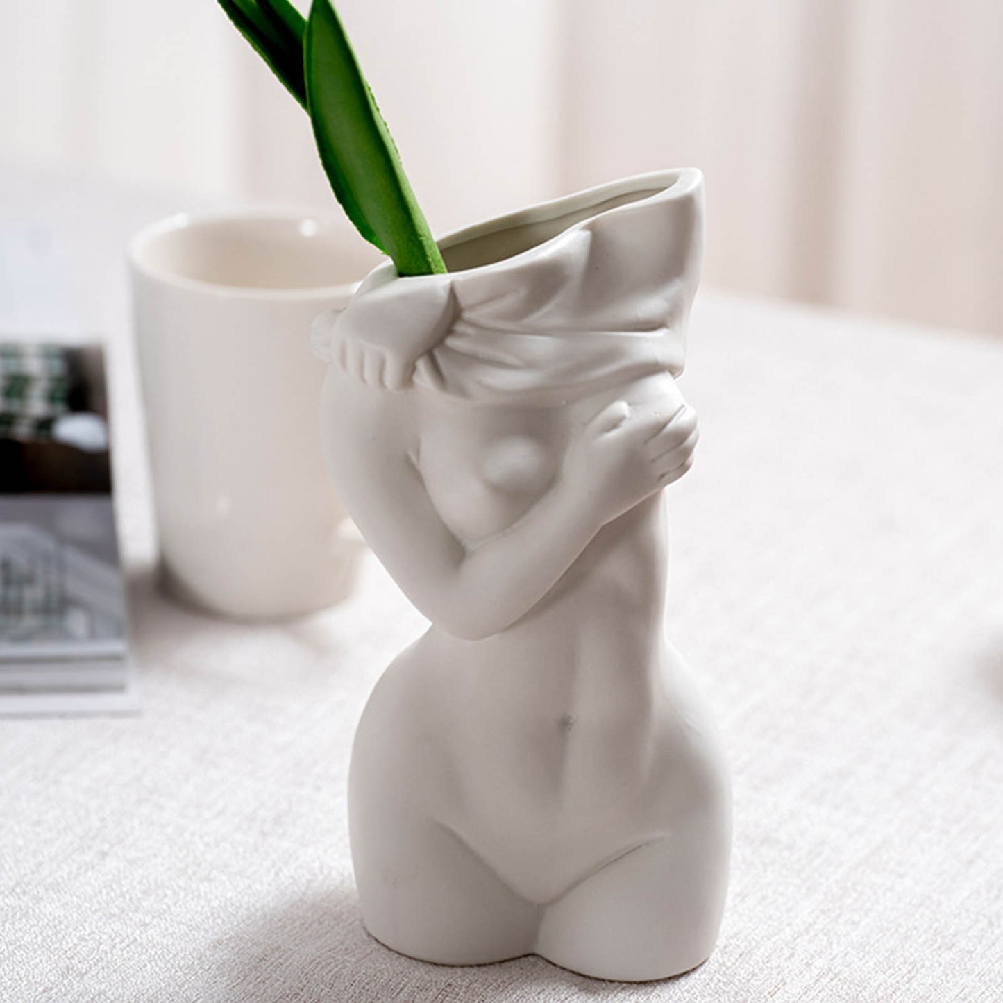 Elegant Human Ceramic Art Vases - Elevè Decor