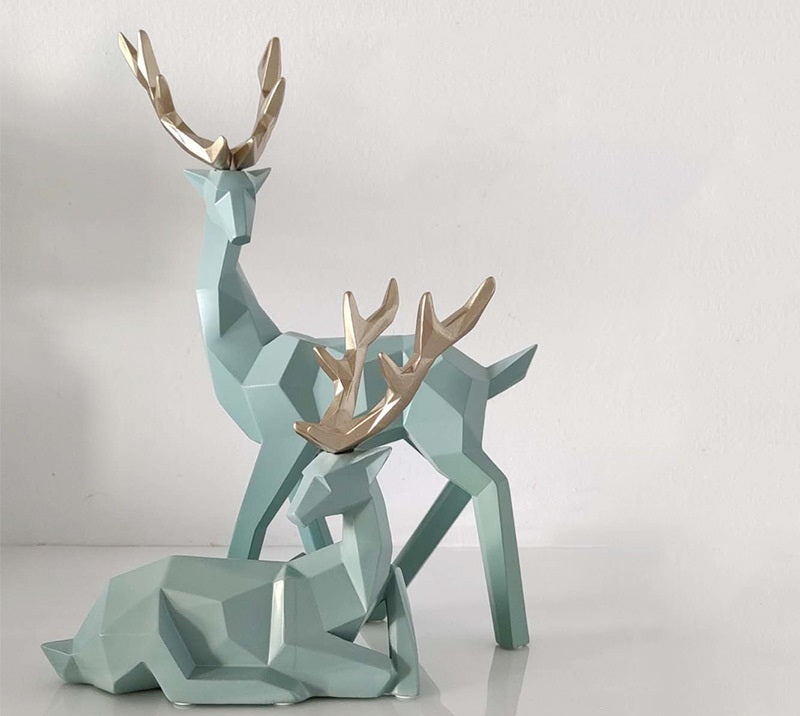 Deer Figurines - Stylish Table Ornament - Elevè Decor